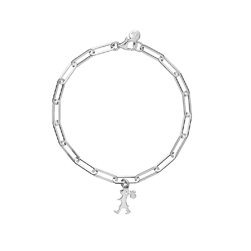 Karen Walker Runaway Girl Charm Bracelet - Sterling Silver