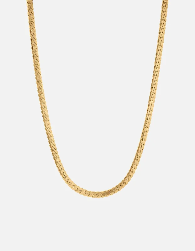 Metta Chain Necklace, Gold Vermeil