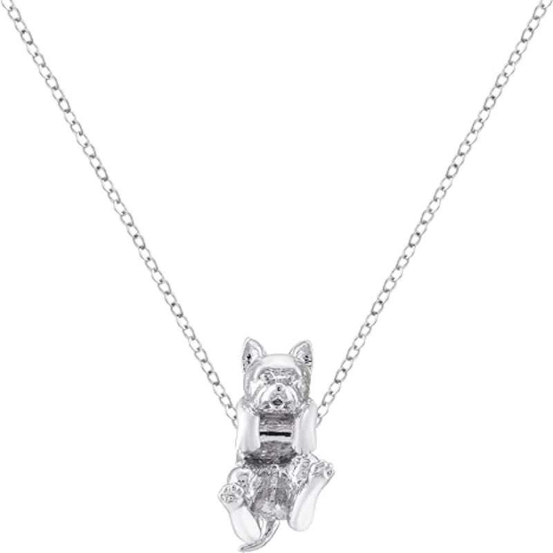 Dangling Dog Cute Breeds Pendant Necklace