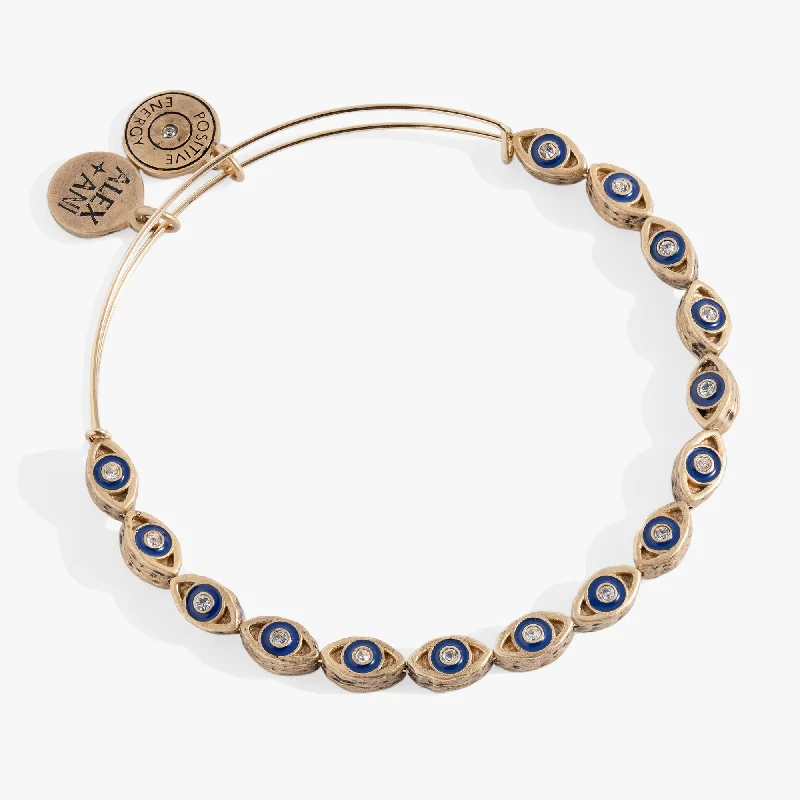 Untamed Evil Eye Beaded Bangle