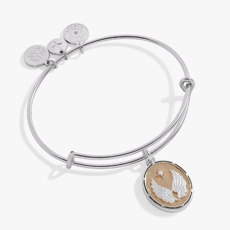 Two-Tone Guardian Angel Bangle