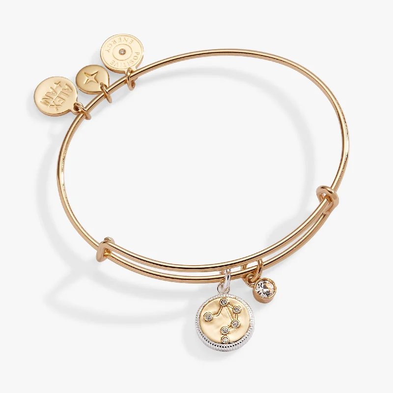 Libra Zodiac Charm Bangle