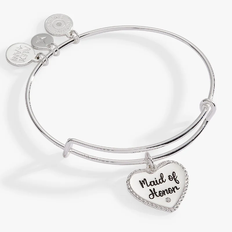 Maid of Honor Heart Bangle