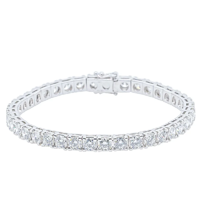 18ct White Gold 10.22ct Diamond Jubilee Bracelet