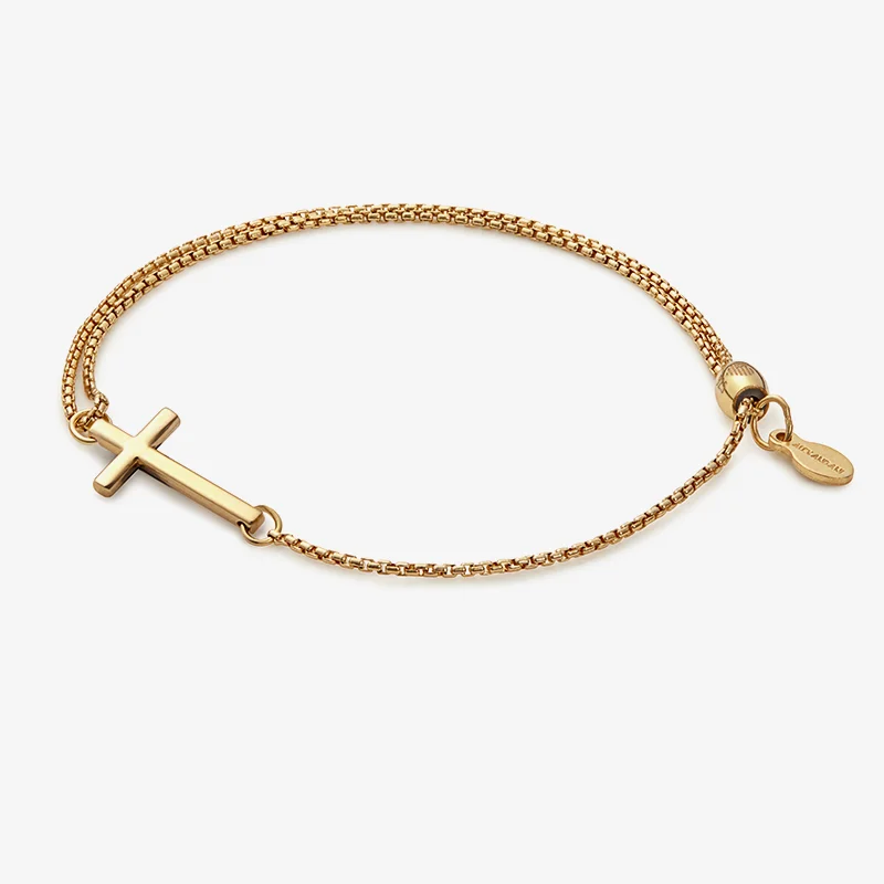 Pull Chain Cross Bracelet