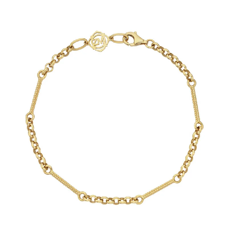 Zoe & Morgan Poppy Bracelet - Gold Plated