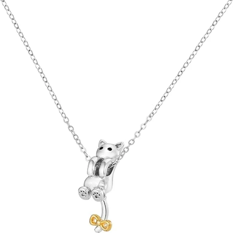 Dangling Kitty Cat Necklace