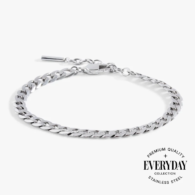 Everyday Flat Curb Chain Bracelet