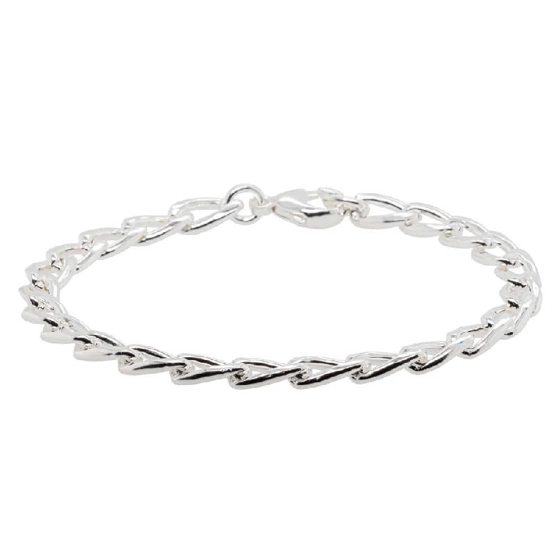 Sterling Silver Curb Link Bracelet