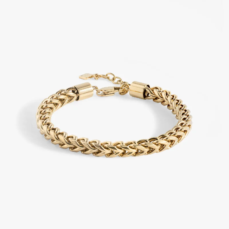 Adjustable Wheat Chain Bracelet