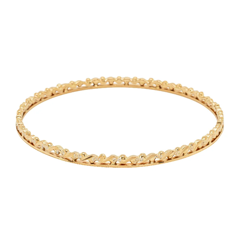 Deja Vu 18ct Rose Gold Bangle