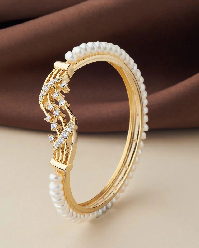 Trendy Real Pearl Bangle