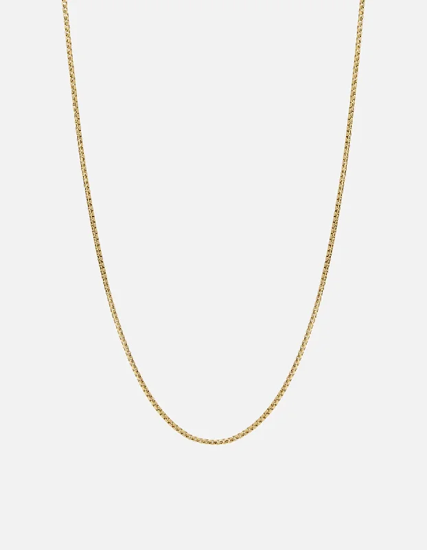 Venetian Chain Necklace, Gold Vermeil