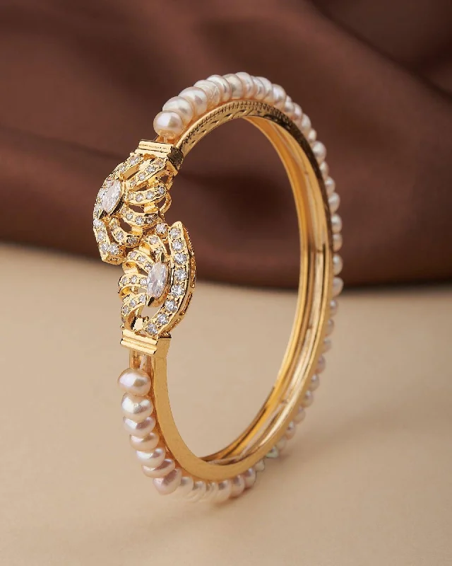 Trendy Real Pearl Bangle