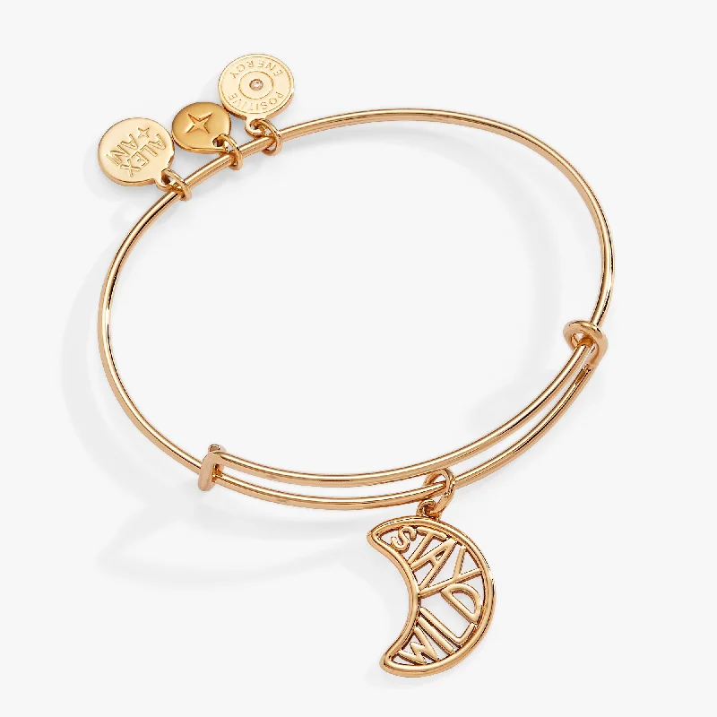 Stay Wild Charm Bangle