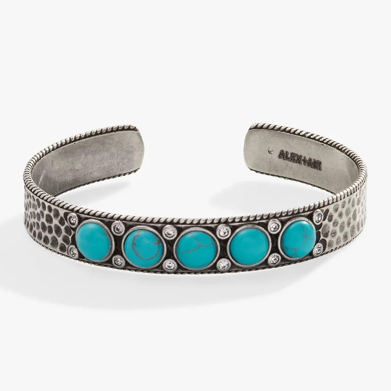 Turquoise Hammered Cuff