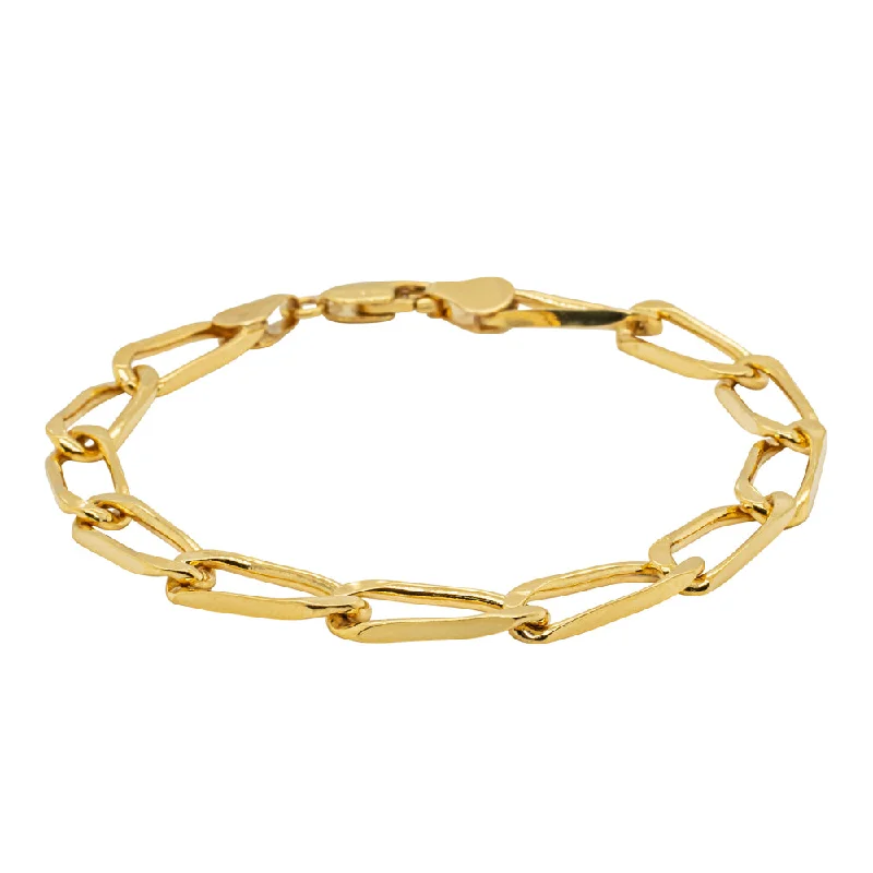 9ct Yellow Gold Curb Bracelet