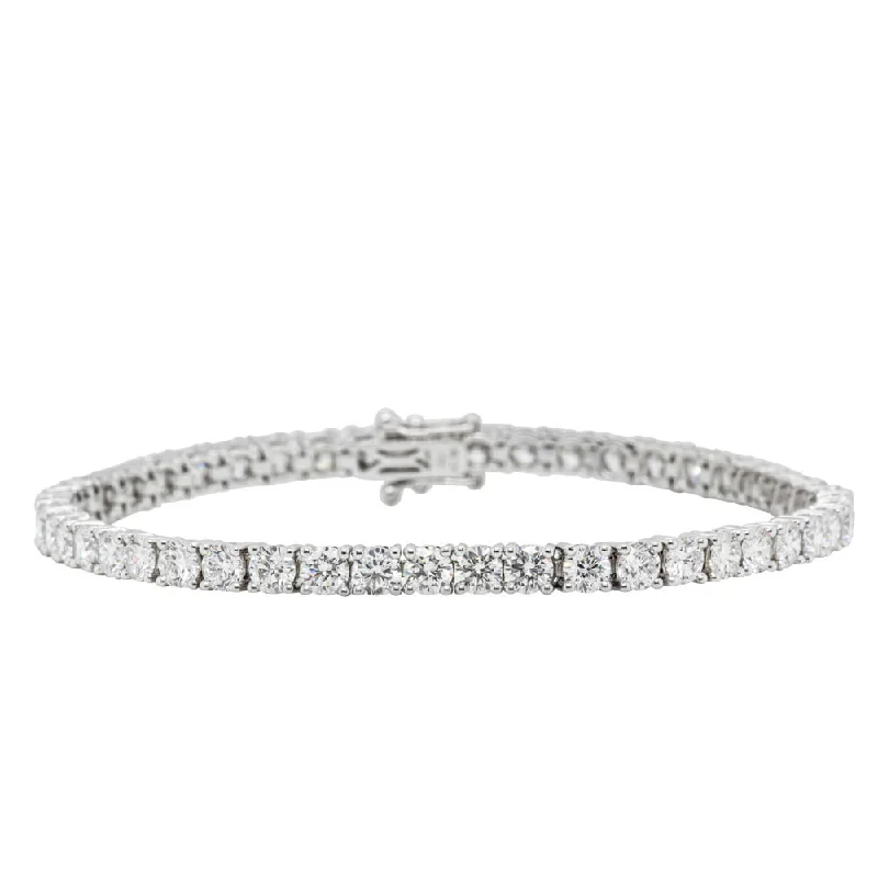 18ct White Gold 8.01ct Diamond Panorama Bracelet