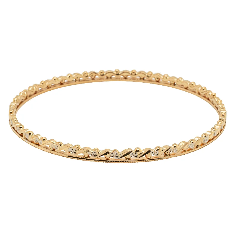 Deja Vu 18ct Rose Gold Bangle