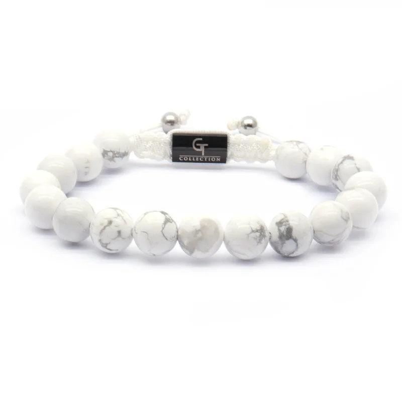 Men's HOWLITE Beaded Bracelet