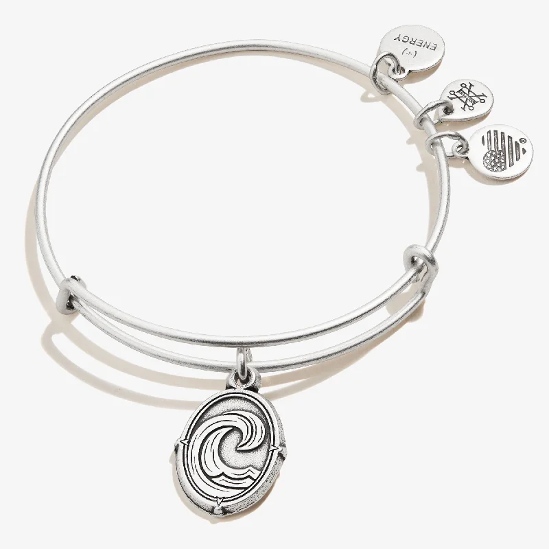 Wave Charm Bangle, 'Roll with the 'Tides'