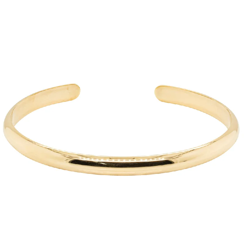 9ct Yellow Gold Cuff Bangle