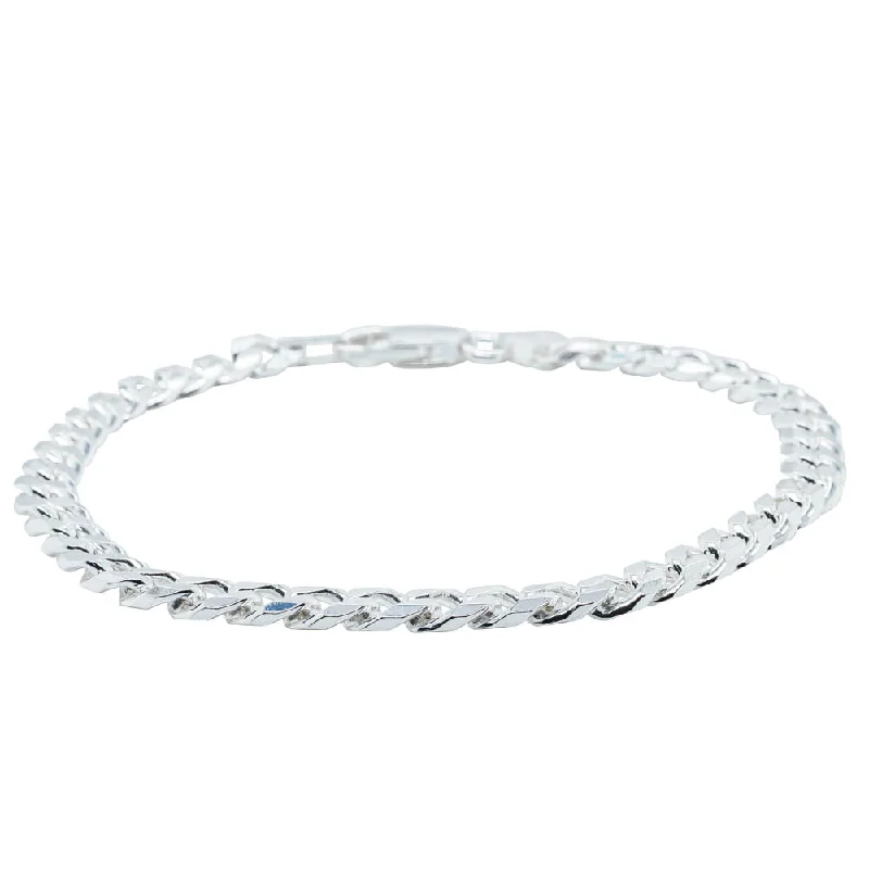 Sterling Silver Curb Bracelet