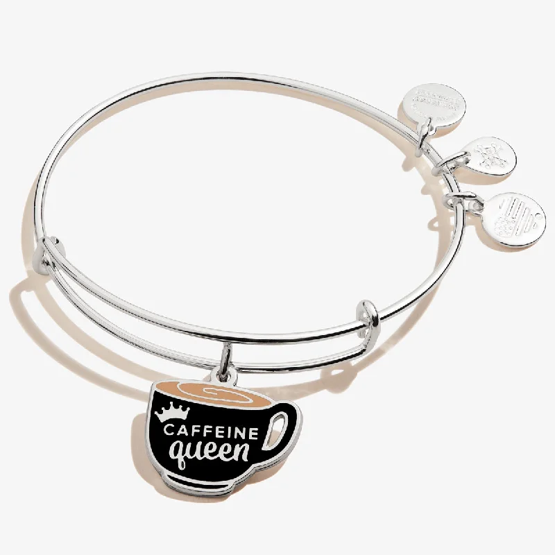 Caffeine Queen' Coffee Mug Charm Bangle