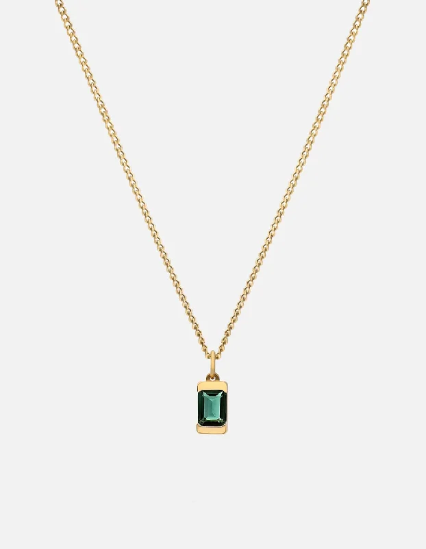 Valor Quartz Necklace, Gold