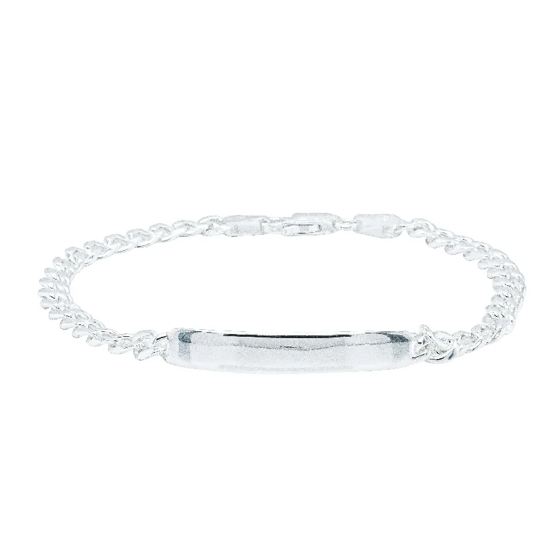 Sterling Silver ID Bracelet