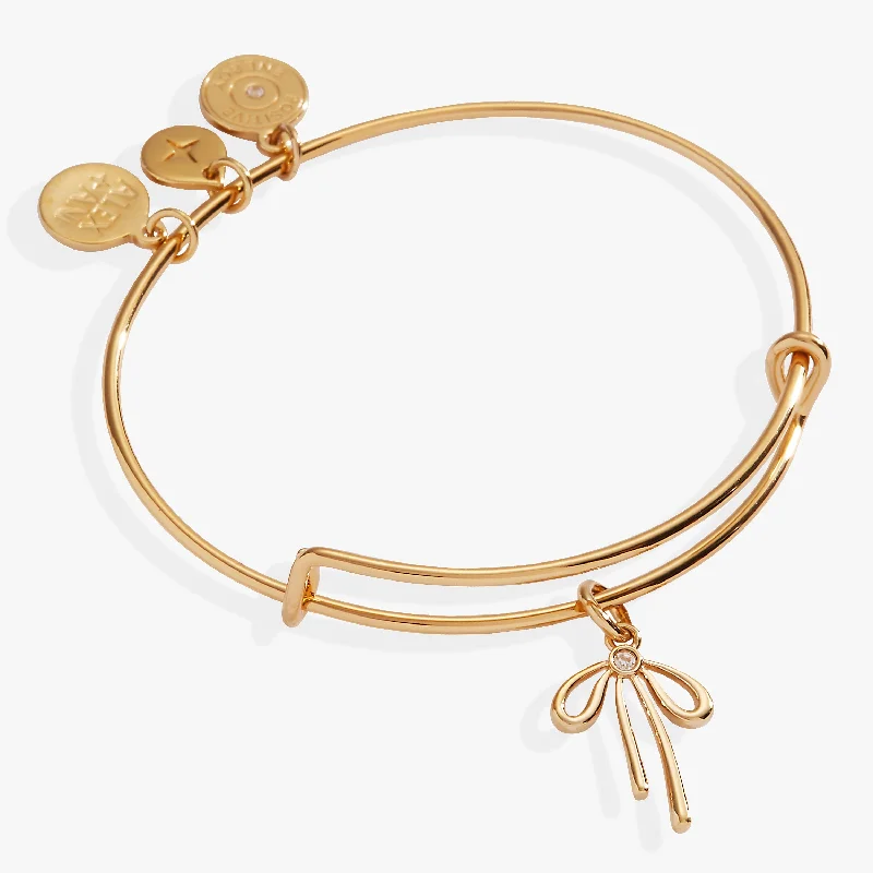 Bow Charm Bangle