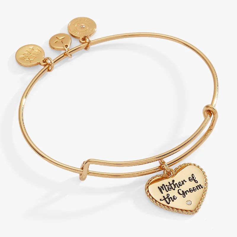 Mother of the Groom Heart Bangle